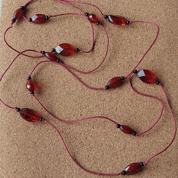 N1356 Simple Mixed Beaded Necklace - Picture 5 of 8